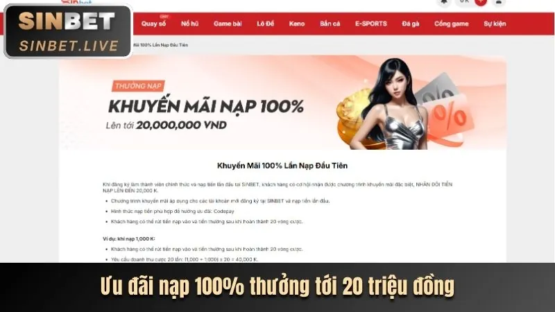 Thưởng nạp đầu Dwin